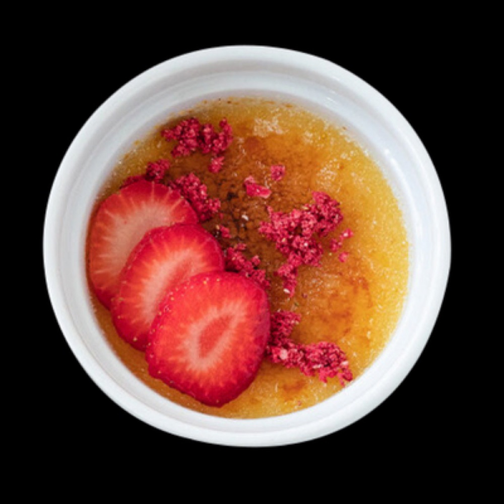 Strawberry Creme Brulee