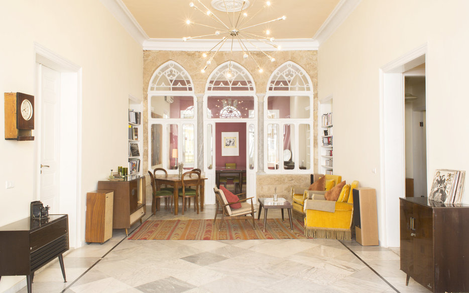 Inside the salon