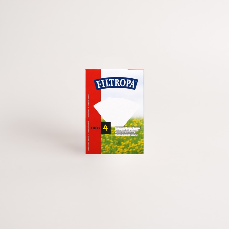 Filtropa size 4 paper coffee filters box