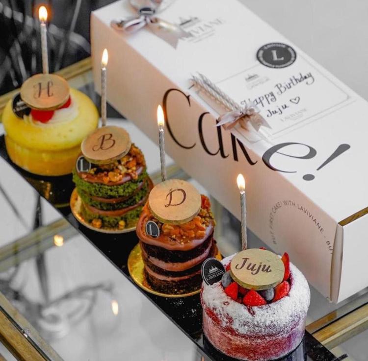 Slider Cake Box 4 Pcs · Small