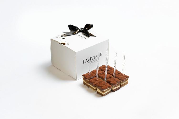 Tiramisu Cake Bites · Small