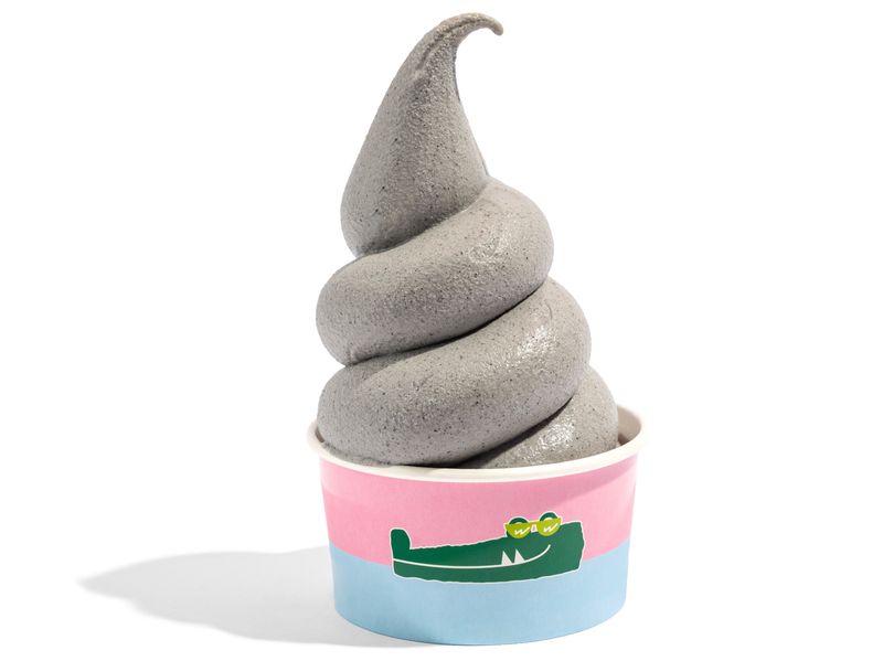 Black Sesame Soft Serve
