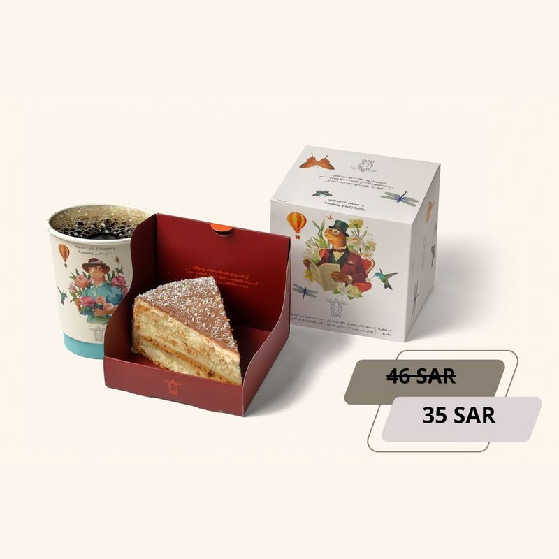 Coffee Day With Coconut Cake