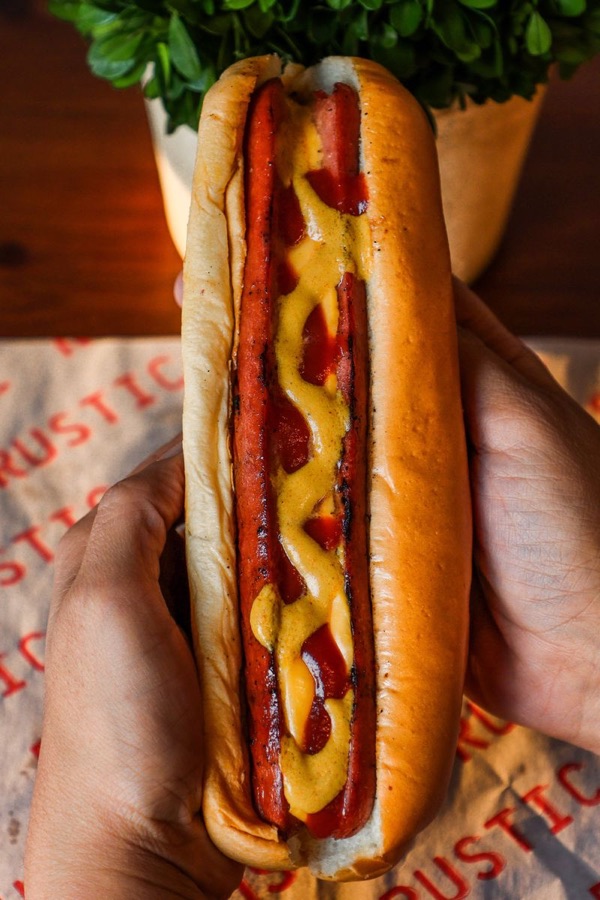 Rustic Hot Dog